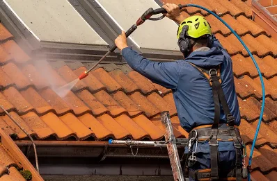 Démoussage et hydrofuge de toiture à Haybes